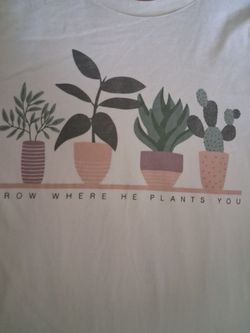 Canvass Cactus garden T