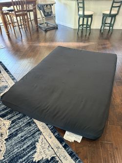 Full Size Bed  5” Thick Covered Sleeping mat 