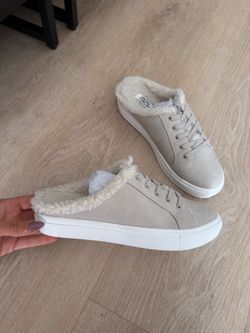 Nordstrom Rack Faux Shearling Sneakers – Size 7 – Brand New
