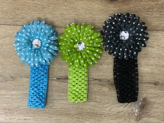 Newborn Photography- Lot Of 3 Headbands 