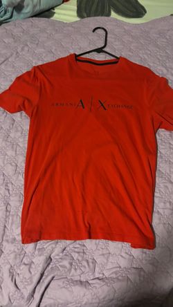 Armani exchange shirt red