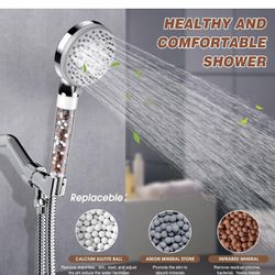 Showerhead With Handle With  Healthy Bids Inside