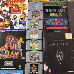 Game lot With Tv 