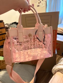 Juicy couture transparent bag