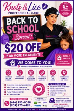 Lice Removal READ DESCRIPTION!!!