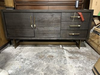 Black Wood Dresser