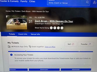 Zach Bryan Concert Tickets July 31st