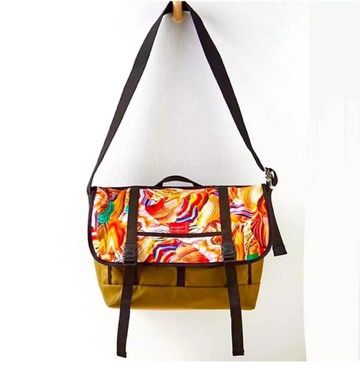 Free People FP Movement x  Manhattan Portage Kaleidoscope Messenger Work Bag