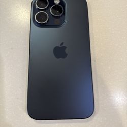 Apple iPhone 15 Pro 128GB. Blue Titanium. Factory Unlocked In Perfect Condition. Great Battery life.