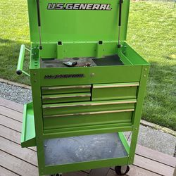 US General 5 drawer tool cart