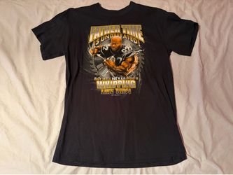 James Harrison #92 “Father Time Is Undefeated, but …” Pittsburgh Steelers NFL Black Shirt; Men’s Large