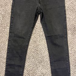 Black Spike Jeans 34x32