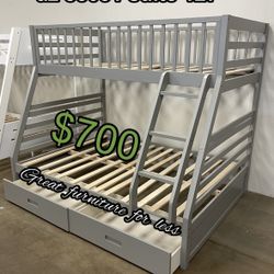Bunk Bed With Drawers Brand New