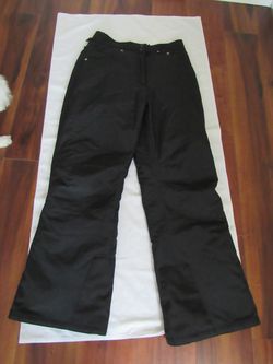 Adult M Black Snow Pants, Slalom
