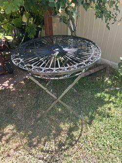 Wrought Iron Table