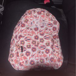 girls vans backpack new with tags