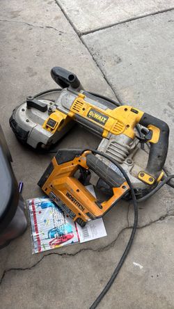 DeWalt Portable Band Saw and Bostitch Nailer