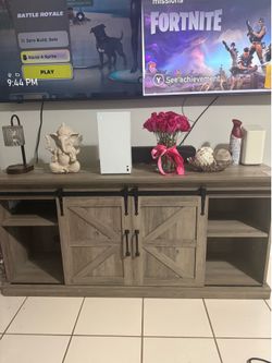 Barn style tv stand obo