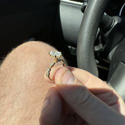 1.56 Oval Lab Grown Diamond Ring 