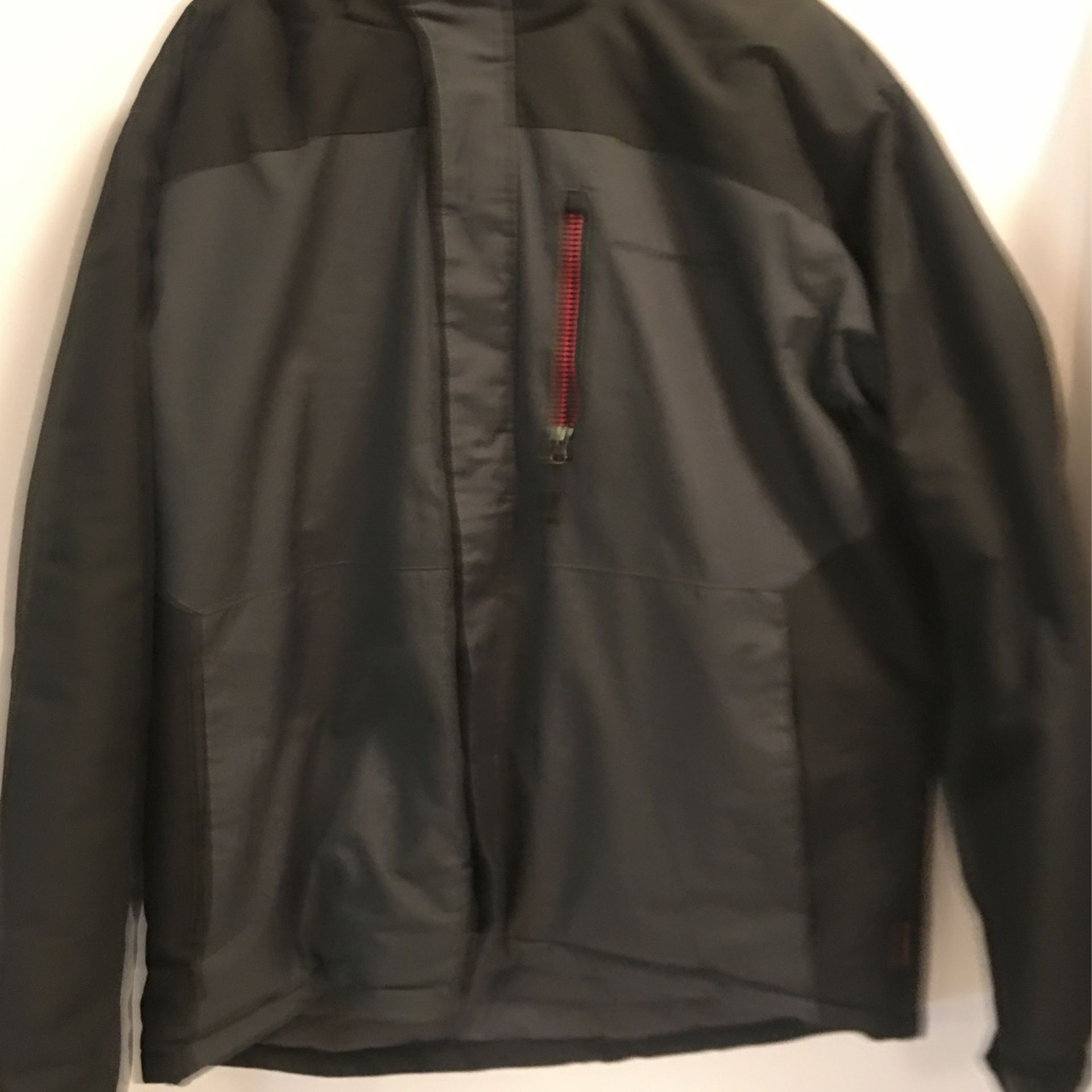Free Country Mens size Extra Large Jacket full zipper Winter/Ski FCXTREME Ski Snow Winter Coat with Hood and pockets for phone and headphones in excel