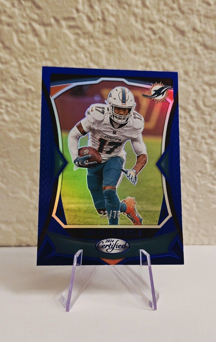 2024 Panini Certified - Jaylen Waddle #56 Blue Mirror /75