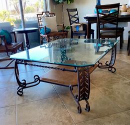 Glass Top Table