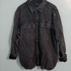 Men's Layering Denim Shirt Jacket.