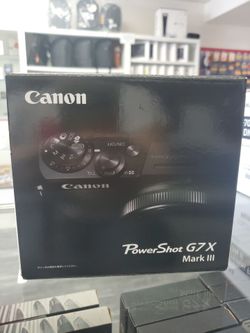 Canon PowerShot G7X Mark III
