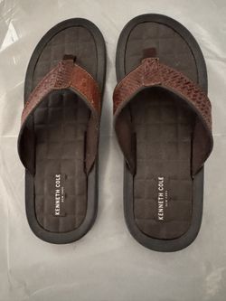 KENNETH  COLE  Sandals - Size Men’s 11 - Leather Upper - BRAND NEW, Unused - COOL CHRISTMAS GIFT