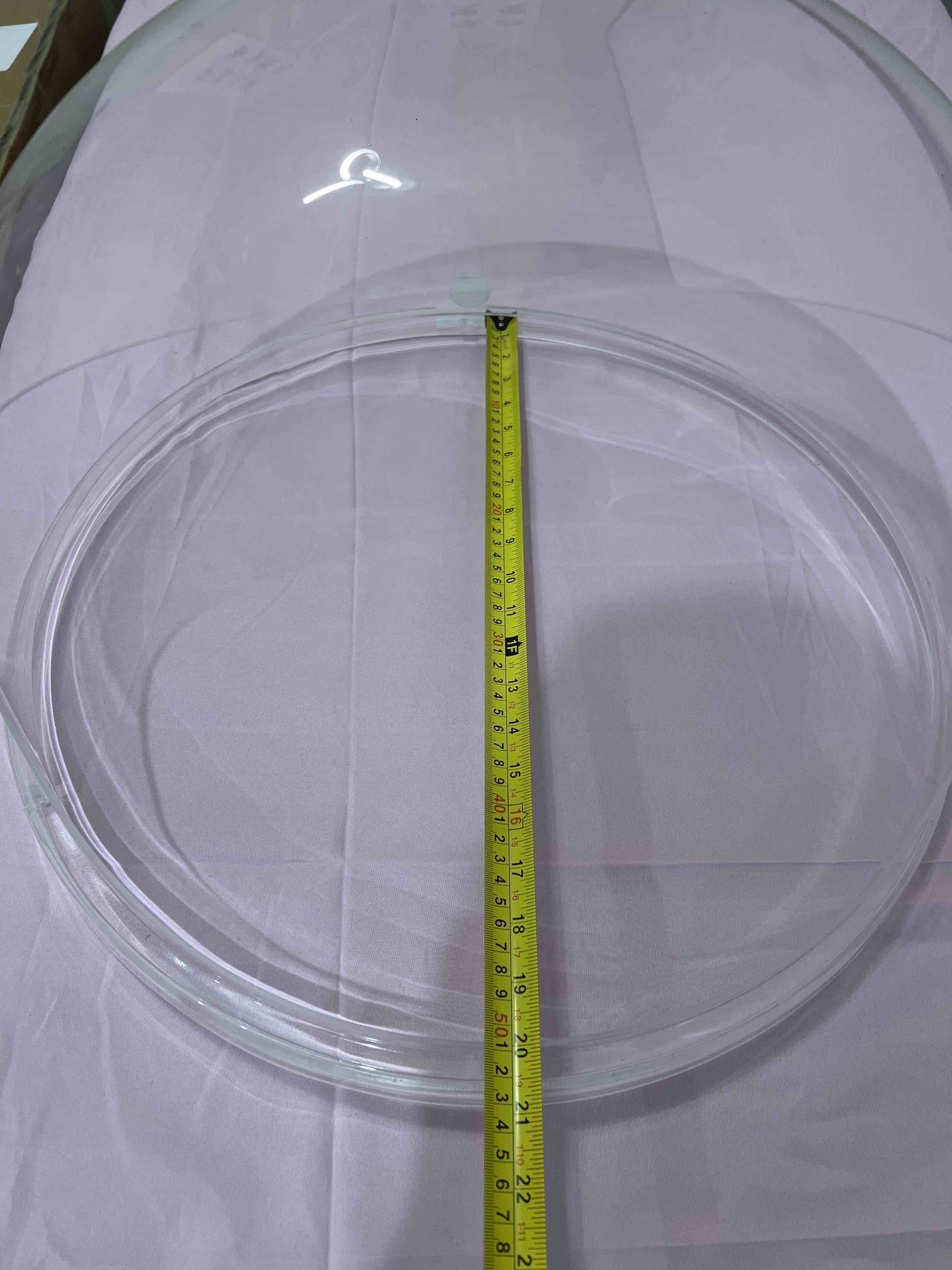 Organic glass food dust cover