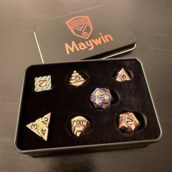 Dice Set D&D Metal 