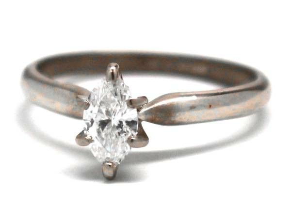 Ladies Diamond/14K White Gold Engagement Ring