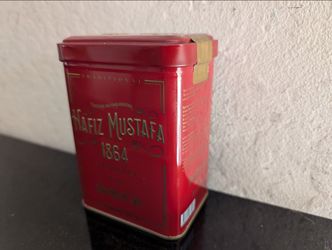 Hafiz Mustafa 1864 Istanbul, Turkish Pomegranate Fruit Tea  tin (rare)
