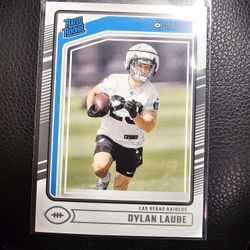 DYLAN LAUBE RAIDERS DON RUSS RATED ROOKIE PANINI NFL SPORTS CARD!
