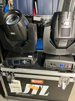 JTL Moving Head Stage Lights in Road Case