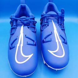 Nike Alpha Menace Pro 3 Game Blue / White Football Cleats Mens Sz 12