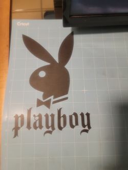 Play boy bunny sticker for car can do it white