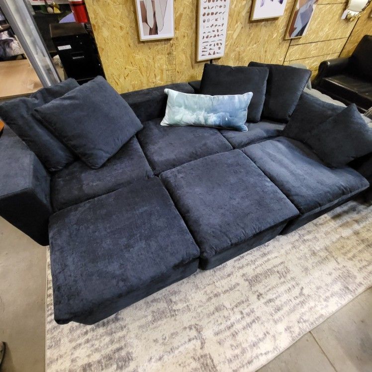 Modular Chenille Sectional Sofa
