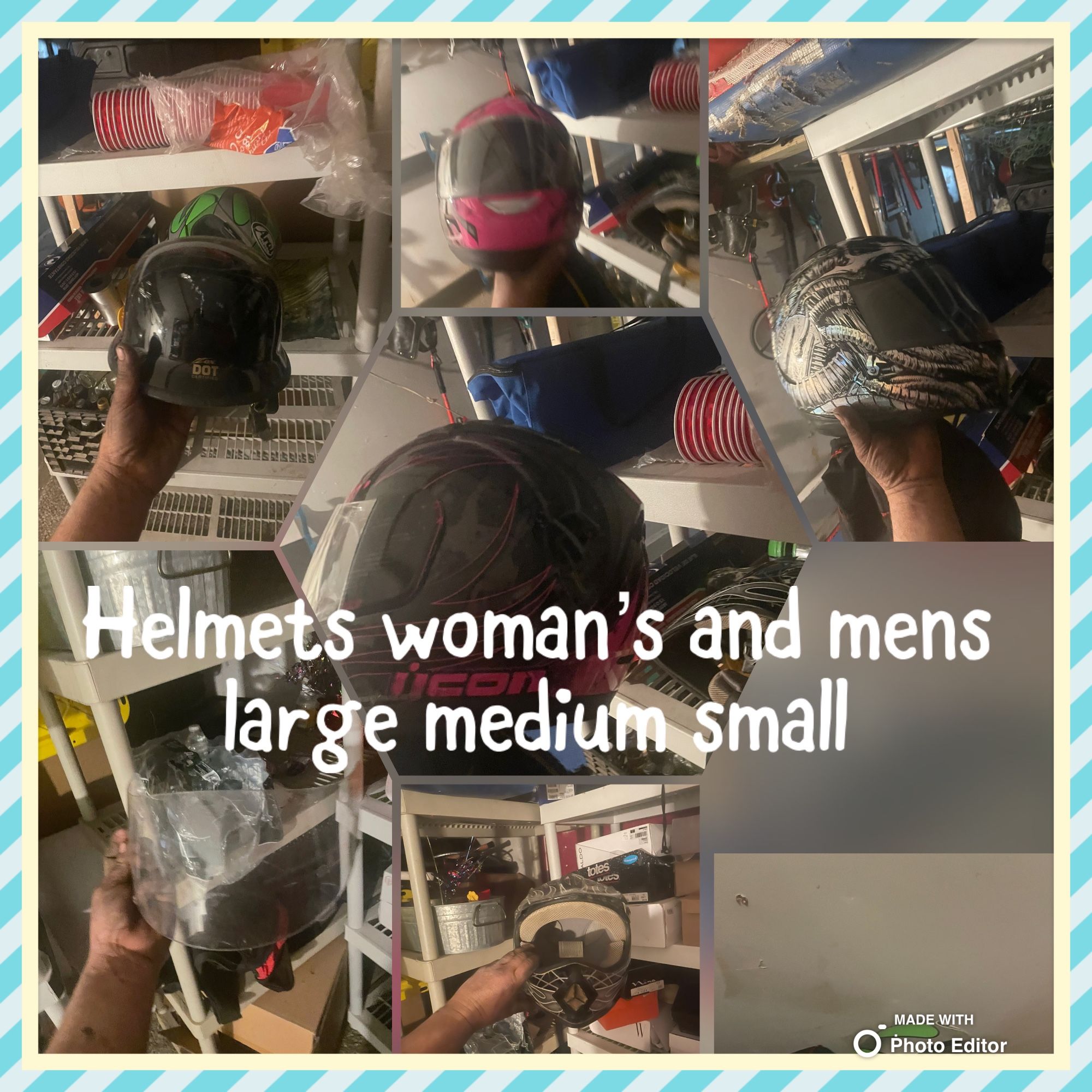 6-7 Motorcycle Helmets