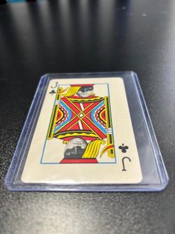 1966 Green Hornet Playing Cards Bruce Lee - Joker Of Clubs