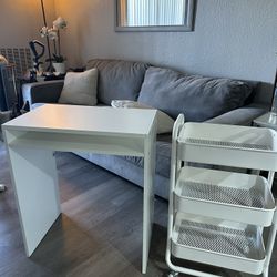 Desk and Cart