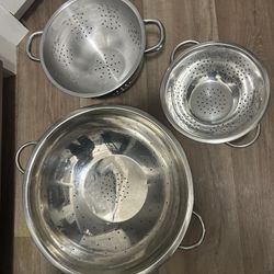Colanders 3 Pcs