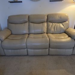 Leather Couch And Loveseat  