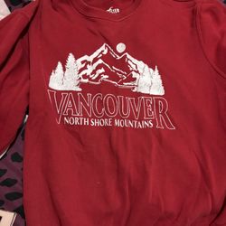 Holister Red Crewneck