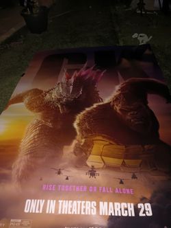 Godzilla Movie Poster 6 Ft