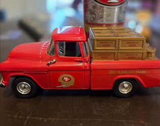 1955 Chevrolet Cameo San Francisco 49ers Die-cast Coin Bank