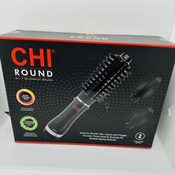 CHI 3-in-1 Heated Round Blowout Brush