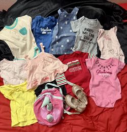 Girls clothing size 6-9 months