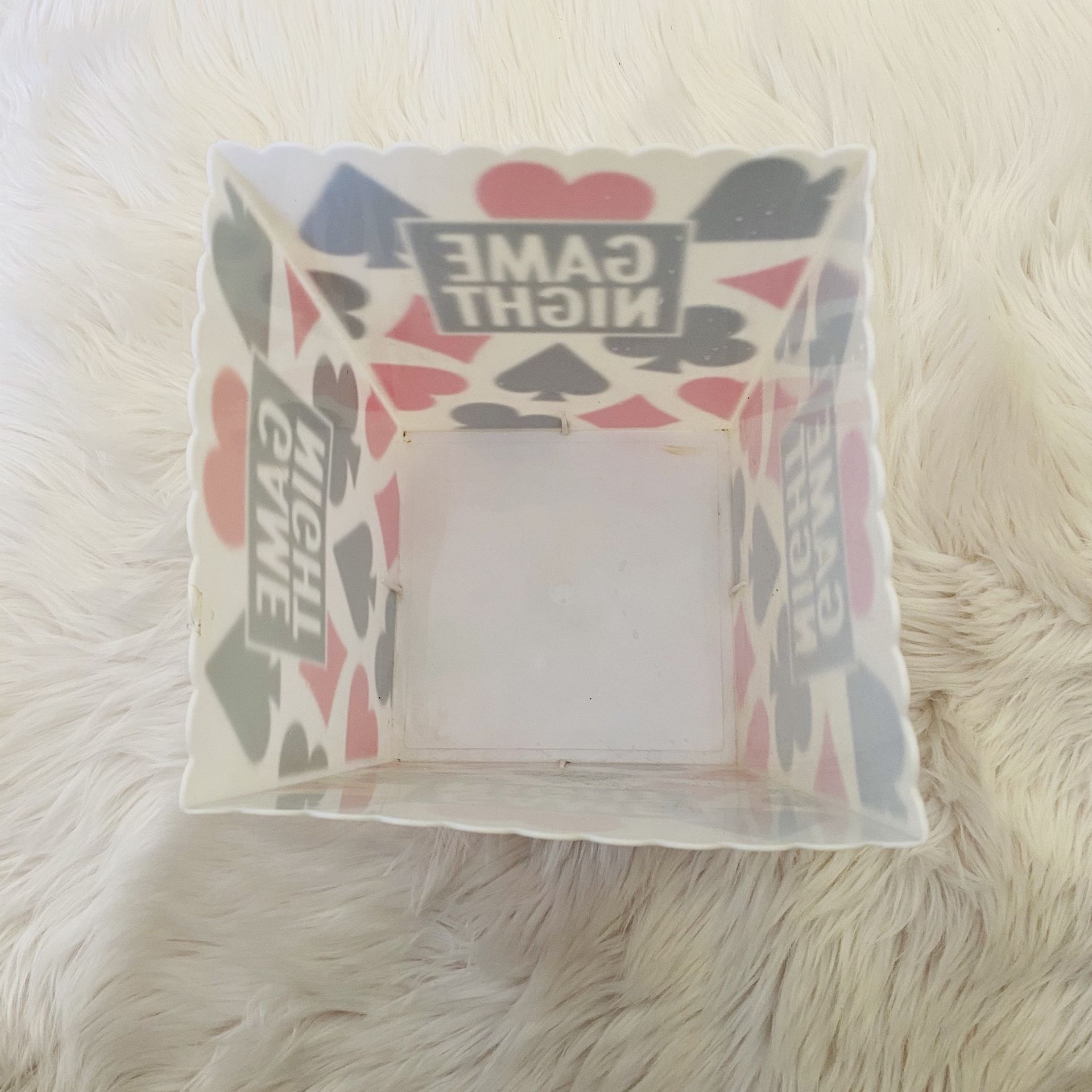 Game Night Waste Basket Trash Container