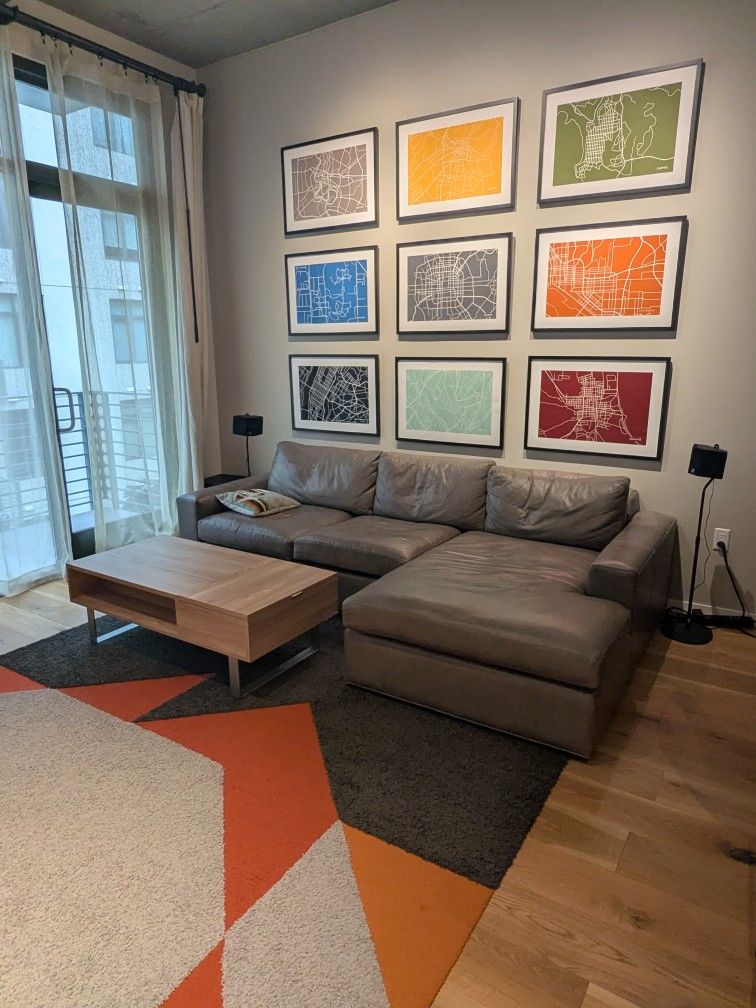 Room And Board Leather Couch